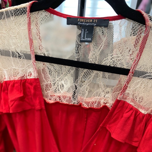 Short red dress - Picture 4 of 4